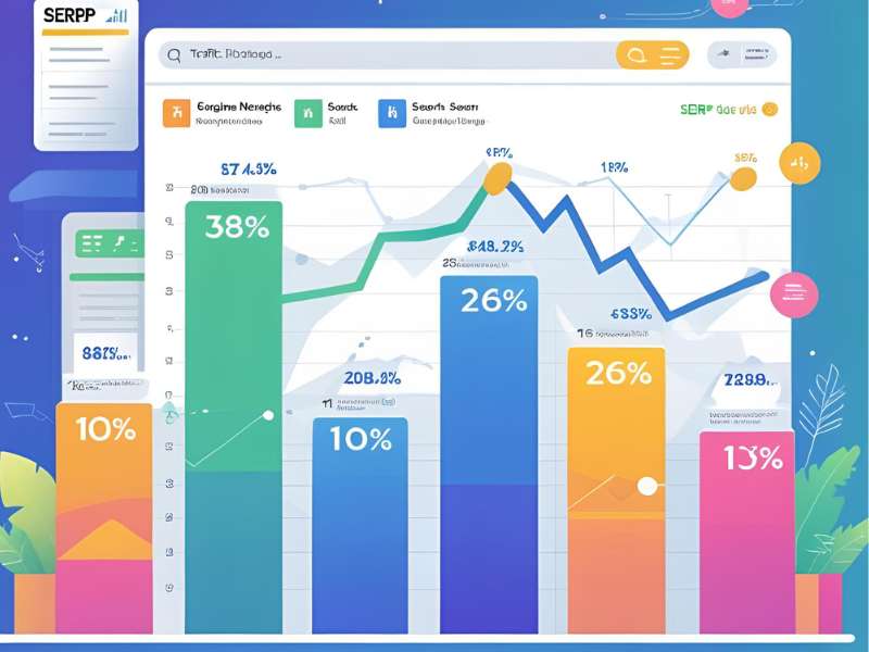 SERP前3位置的流量分布变化趋势